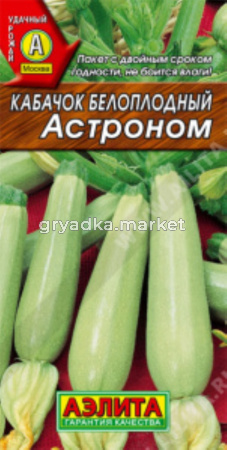 Кабачок Астроном 1гр-белоплод.для кабач.икры Аэлита