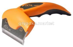 Расческа-триммер FOOLEE One Medium для собак и кошек средних пород, 6,5см оранжевый