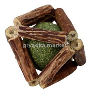 Игрушка мататаби Шарик с кошачьей мятой 4,5см/Китай