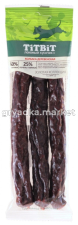 Колбаса Деревенская для собак Золотая коллекция 80 г