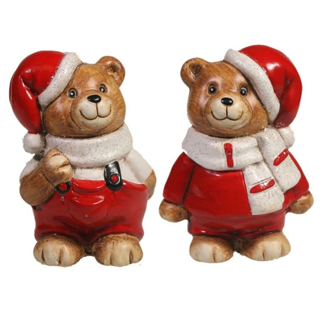 Медвежонок стоит L8W6H8,5 см (ПОЛИСТОУН)