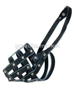 Намордник кожа сетка №0 (кокер)-НК-0