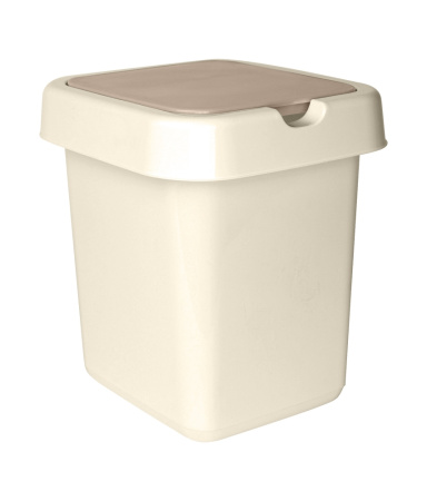 Ведро-Корзина д-мусора 9 л Tule св-беж-10