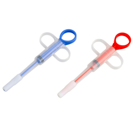 Таблеткодаватель WOGY д-животных 15х5.5см с 2-мя насадками д-жидких лекарств и д-таблеток, микс арт.