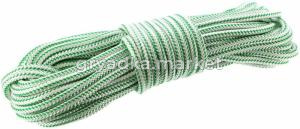 Шнур плетеный ПП 16-прядный 6мм 20м цветной