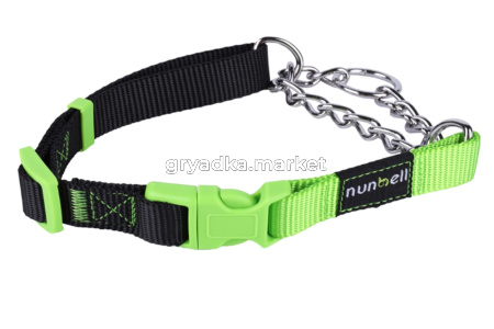 Ошейник NUNBELL д-собак s-MLC 46х2см (полуудавка на рывковой цепи) микс арт.30919-0160 Код262236