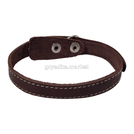 Ошейник кожаный безразмерный, 25мм580мм