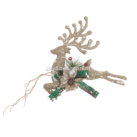 Олень L21 W21 H18 см