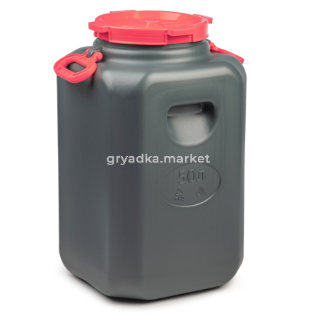 Бочка-канистра  50л d горла 215мм с навесными ручками-4