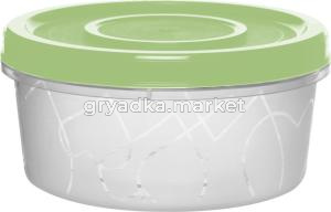 Контейнер  0,4л с завинчивающейся крышкой кругл в ассорт-21ПлР