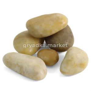 Галька S-YB, желтая, 50-80мм, 1кг, Laguna