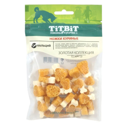 Лакомства д-собак Ножки куриные 55г Тит Бит 1-20