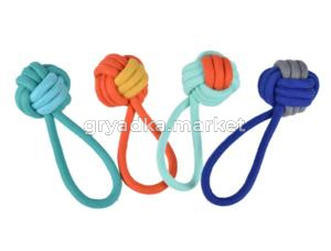 Игрушка WOGY д-собак канатная Мяч d=6.5см с петлей l=14см, микс арт.10922-0229 Код268096