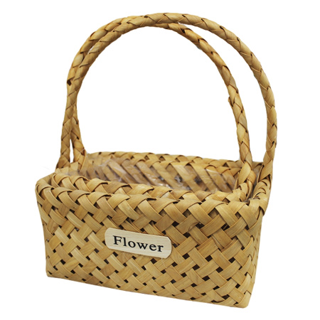 Набор  корзин плетеных (секвойя), 24,5х16х12-31,5 см, 21,5х13х10,5-29 см, 2 шт., натуральный