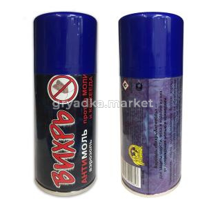 Аэрозоль Вихрь-антимоль 150мл(210см3)-24 ВХ