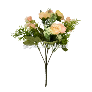 Искусственные цветы Букет розы и ромашки в ассорт Н27см 186758 3