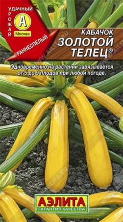 Кабачок Золотой телец Цуккини 2гр.Аэлита