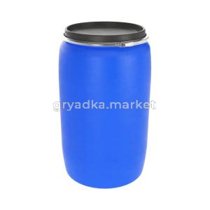 Бочка-бак 227л с метал. хомутом сине-фиолет круглая dгорл.47,3см Open Top-ЗТИ 