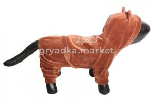 Комбинезон велюр Bear р-р XL спинка 36см-LM926-Lion 