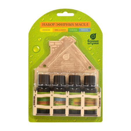 Набор масел 4х10мл (эвкалипт,сосна,лимон,пихта)-10