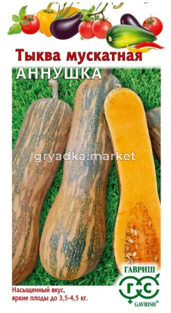 Тыква Аннушка мускатная 1г Ранн (Гавриш) Н23