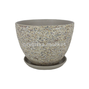 Лунный камень 6 горшок с поддоном 6,3л