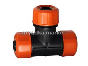 Тройник Т-образный с цанговым зажимом 3-4