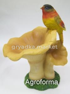 Гриб рыжик с птичкой (ПОЛИСТОУН) АФ