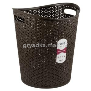 Ведро-Корзина д-мусора 13л Nature венге-8  ПлР