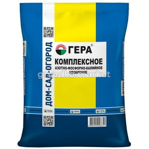 Азофоска 1кг гуматизированная (N-15%:P-15%:K-15%) 5-25 Гера 