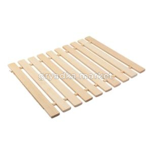 Коврик деревянный, липовая рейка 46х35х2-4 ЛГ