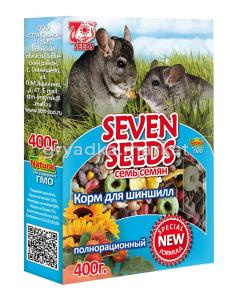 SPECIAL Корм для шиншилл SEVEN SEENDS (Семь семян) полнорационный 400гх16