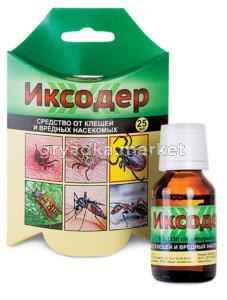 Иксодер ср-во от клещей, флакон 25мл-30 ВХ