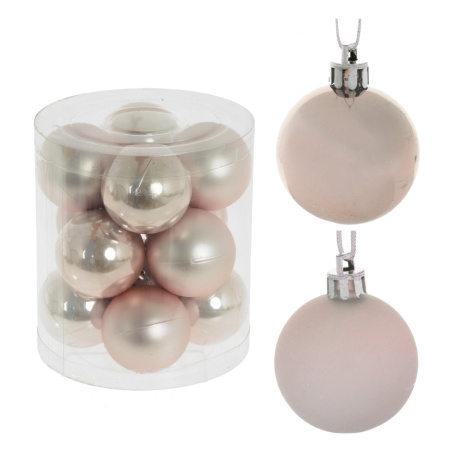 Шары набор (уп.12шт) D4 см, L9,5 W9,5 H10,5 см