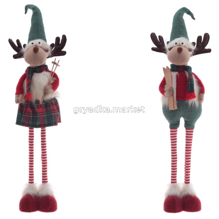 Игрушка набивная Олень, L31 W19 H108-50 см, 2в.