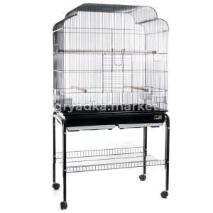 Клетка д-птиц SY210 черный 81х58,5х176см 1-1-Амма