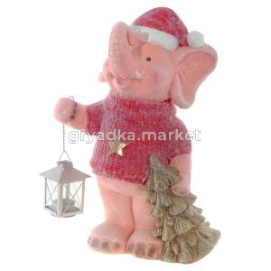 Фигурка декоративная Слоник, L31 W16 H43 см