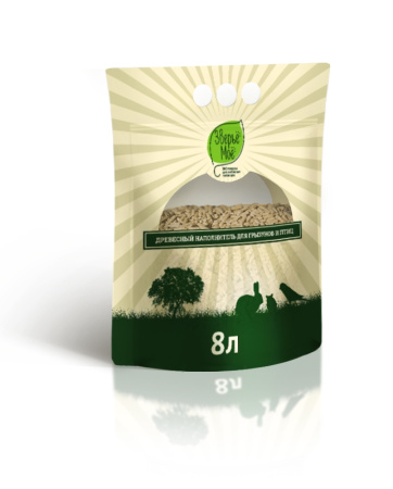 Наполнитель д-грызунов и птиц Зверье Мое 8л (2кг)
