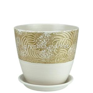 Горшок бутон Палеолит 2л d15см коричневый