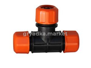 Тройник Т-образный с цанговым зажимом 1-2