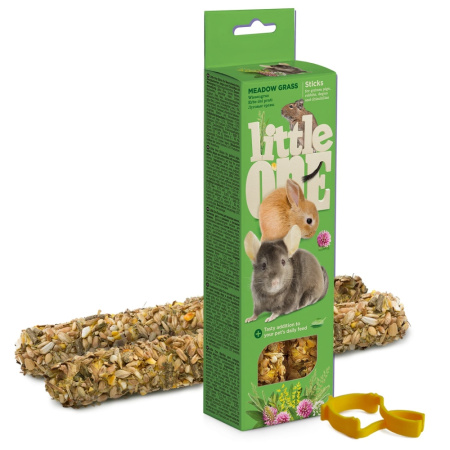 Лакомство д-морских свин,крол. и шиншилл Little One (Литтл Ван) палочки с луговыми травами 2х55г-8