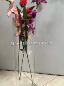 Ваза  прозр.(высокая) Ника H700  D200  стекл НОВИНКА