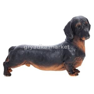 Фигура садовая Такса L36 W16 H25 см (ПОЛИСТОУН)