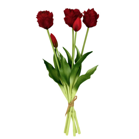 Искусственные цветы Букет тюльпанов из силикона 5 голов h40см в ассорт. 185570 2 Искусственные цветы Букет тюльпанов из силикона 5 голов h40см в ассорт. 185570 2
