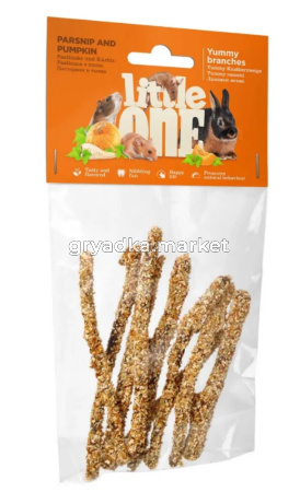 Лакомства д-грызунов Лакомые ветви c пастернаком и тыквой 35г Little One (Литтл Ван)-6