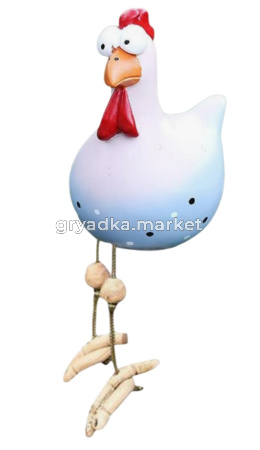 Фигурка керамика Петюня сидячий фиолетовый 9*11*12 Китай