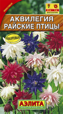 Аквилегия Райские птицы, смесь окрасок 0,2г.Аэлита