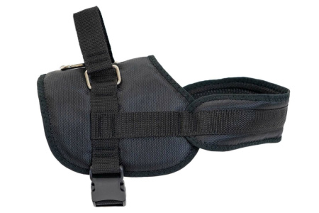 Шлейка синтет тяговая Combo Light р-р М об.гр. 54-64см об.ш.54-59см, кордюра+3D сетка, черный 1-1