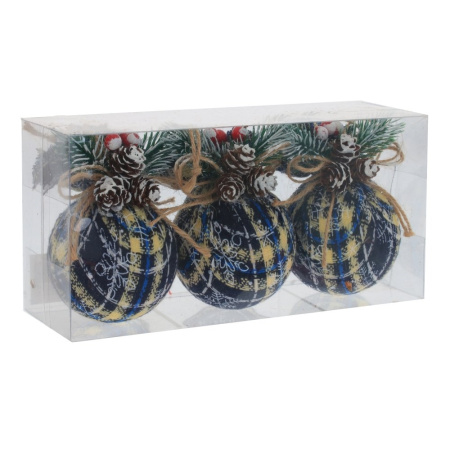 Шары набор (уп.3шт) L9 W9 H11 см