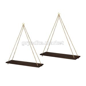 Комплект полок на канатах Budva 43х13см, 2шт